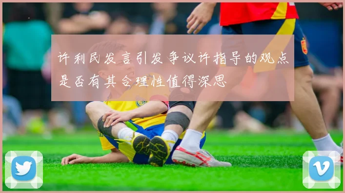 许利民发言引发争议许指导的观点是否有其合理性值得深思